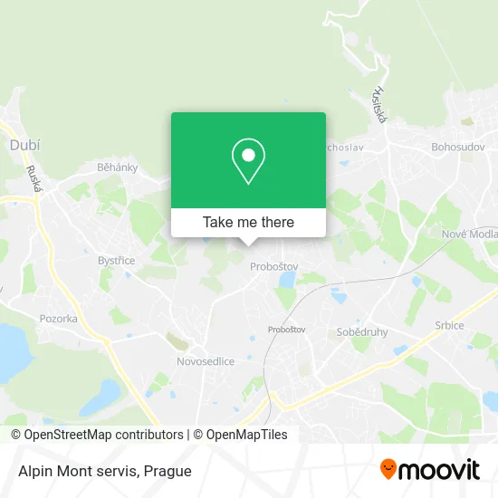 Карта Alpin Mont servis