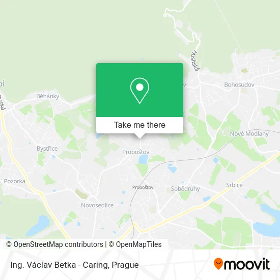 Карта Ing. Václav Betka - Caring