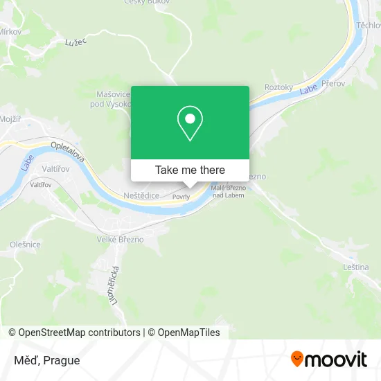 Карта Měď