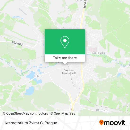 Карта Krematorium Zvirat C