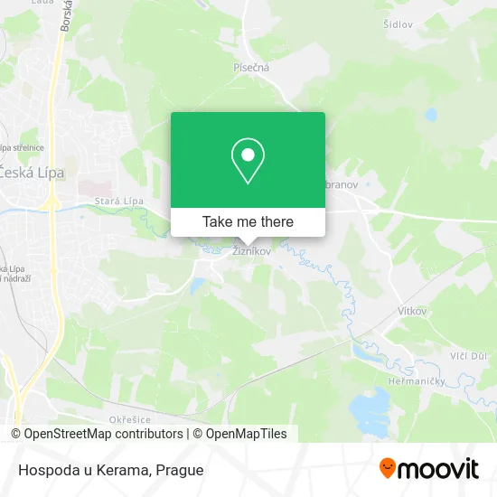 Карта Hospoda u Kerama