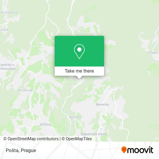 Карта Pošta