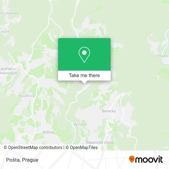 Карта Pošta