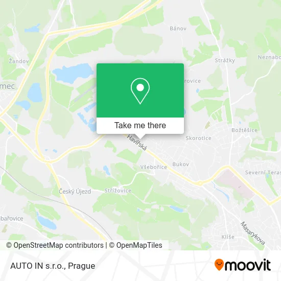 Карта AUTO IN s.r.o.