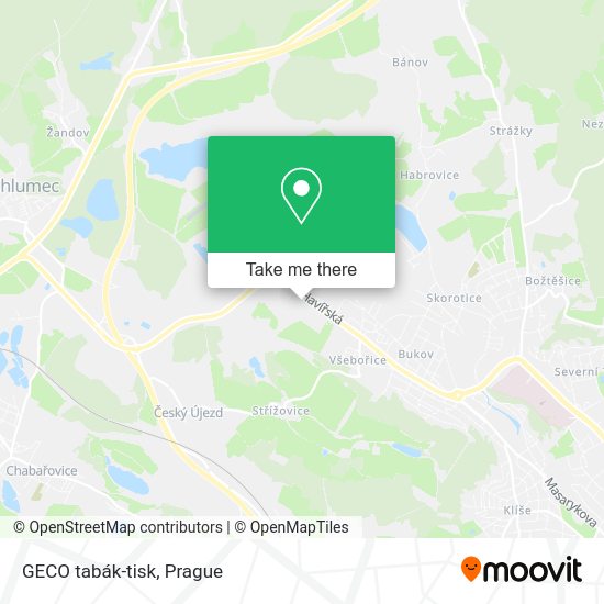 Карта GECO tabák-tisk