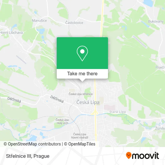 Карта Střelnice III