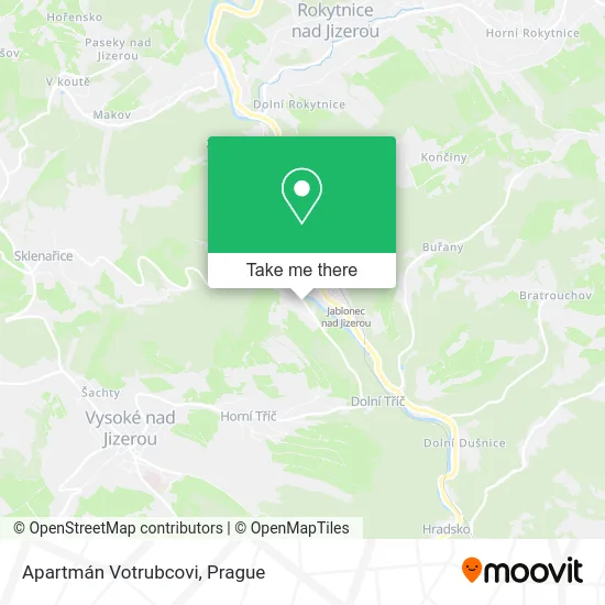 Карта Apartmán Votrubcovi