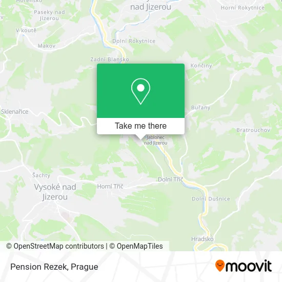 Карта Pension Rezek