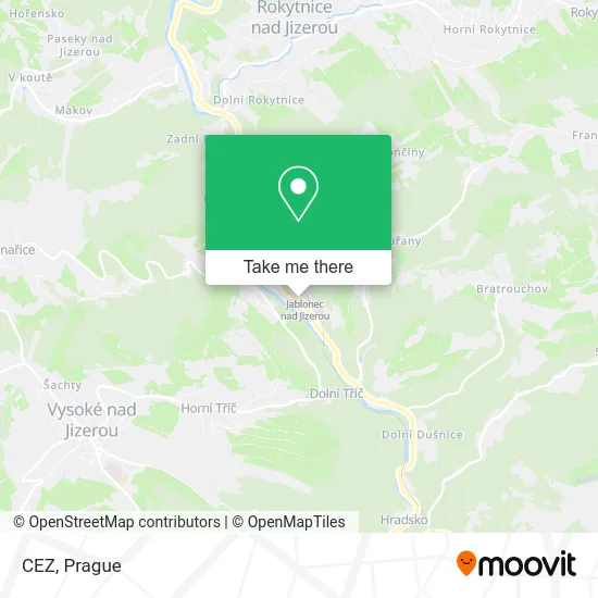CEZ map