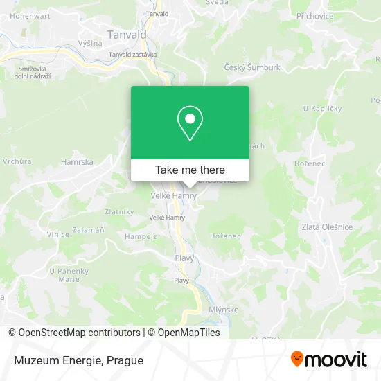 Карта Muzeum Energie