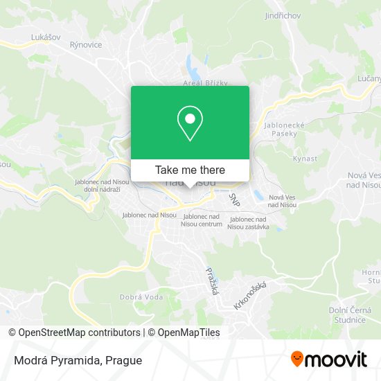 Карта Modrá Pyramida