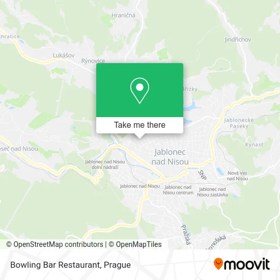 Карта Bowling Bar Restaurant