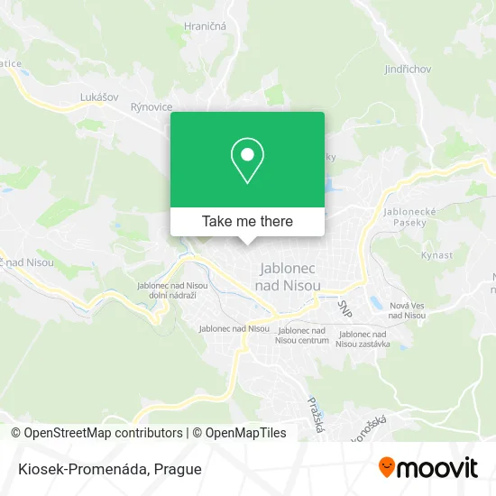 Карта Kiosek-Promenáda