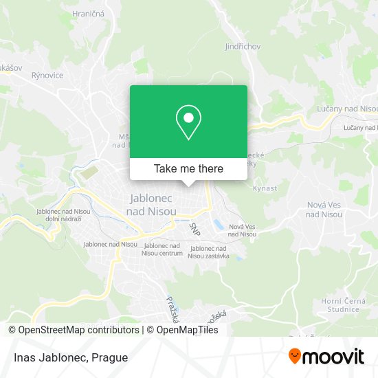 Карта Inas Jablonec