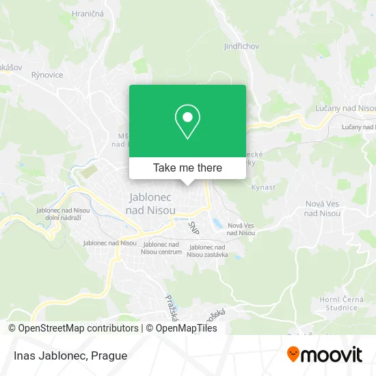 Карта Inas Jablonec