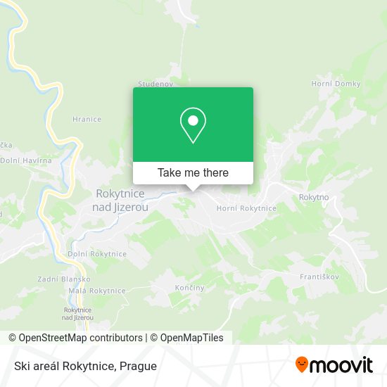 Карта Ski areál Rokytnice