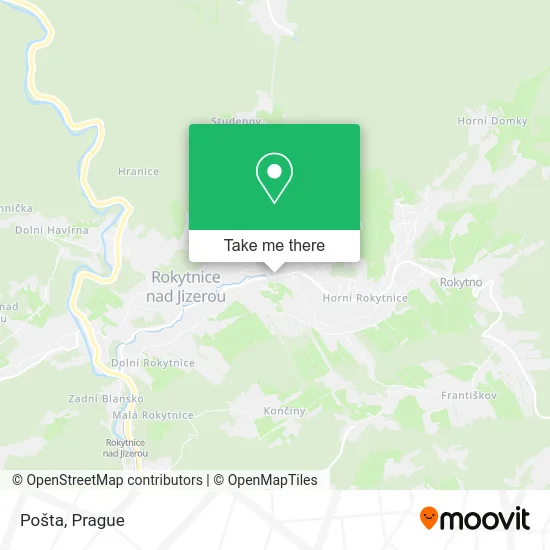Карта Pošta