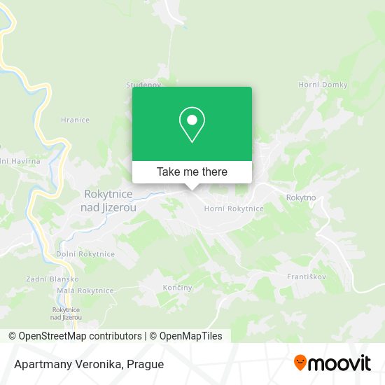 Карта Apartmany Veronika
