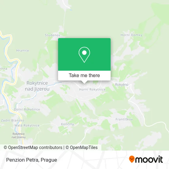 Карта Penzion Petra