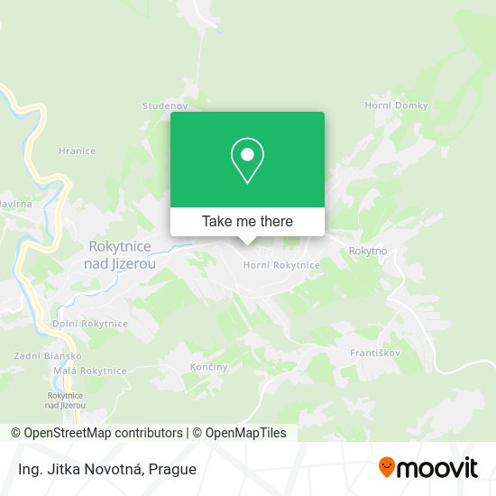 Карта Ing. Jitka Novotná