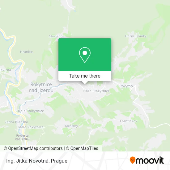 Карта Ing. Jitka Novotná