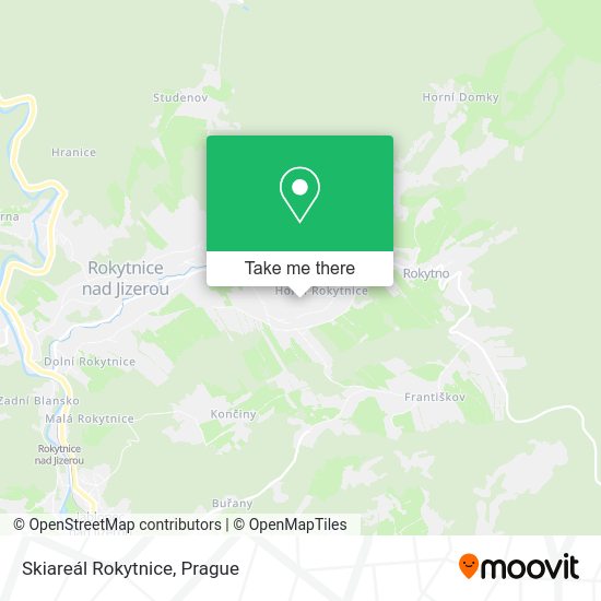 Карта Skiareál Rokytnice
