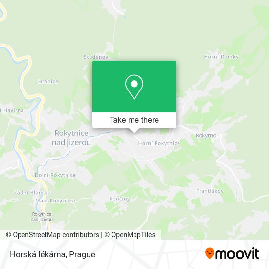 Карта Horská lékárna