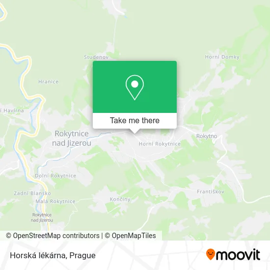 Карта Horská lékárna