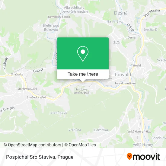 Карта Pospichal Sro Staviva