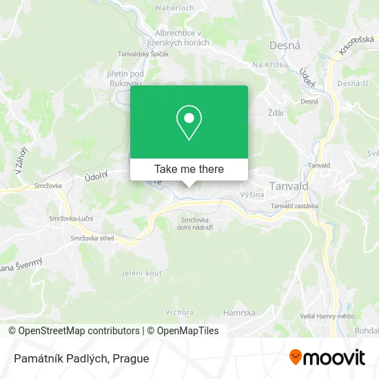Карта Památník Padlých