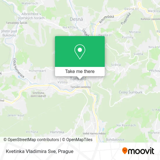 Карта Kvetinka Vladimira Sve
