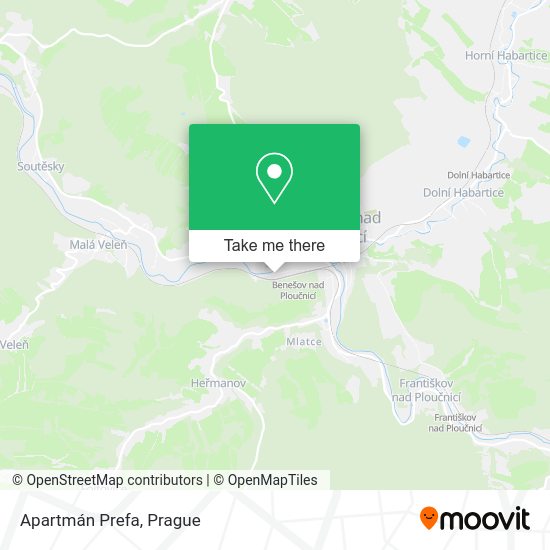 Карта Apartmán Prefa