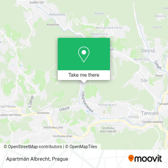 Карта Apartmán Albrecht