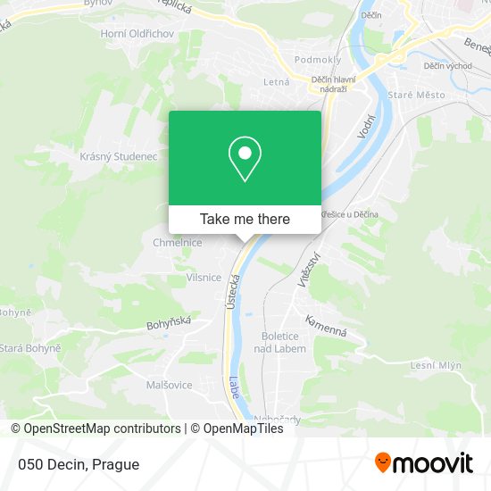 Карта 050 Decin