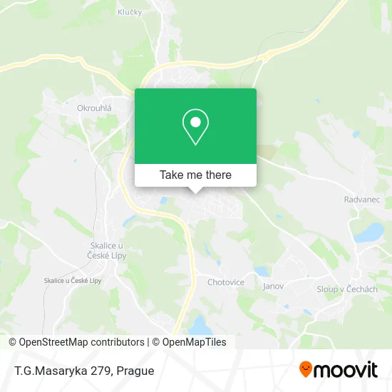 Карта T.G.Masaryka 279