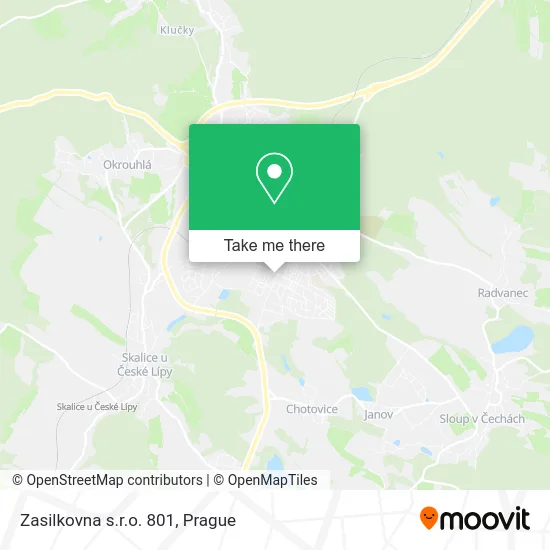 Карта Zasilkovna s.r.o. 801