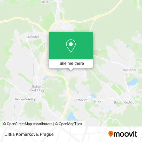 Карта Jitka Komárková