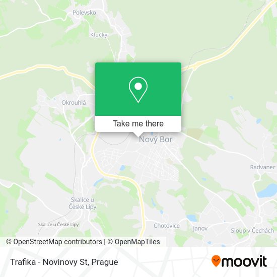 Карта Trafika - Novinovy St