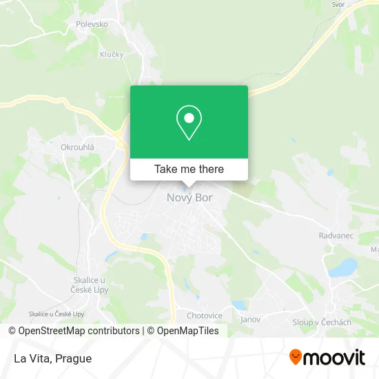 La Vita map