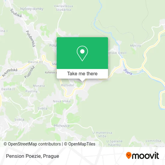 Карта Pension Poezie