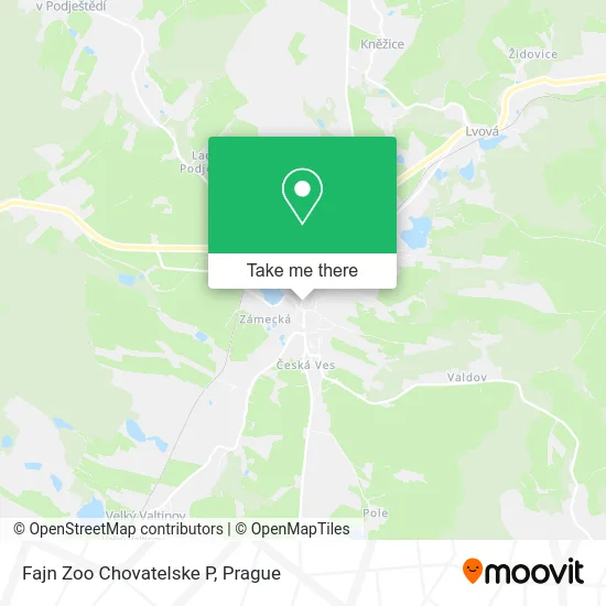 Fajn Zoo Chovatelske P map