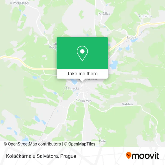 Карта Koláčkárna u Salvátora