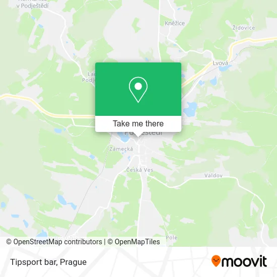 Карта Tipsport bar