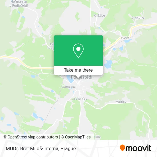 Карта MUDr. Bret Miloš-Interna