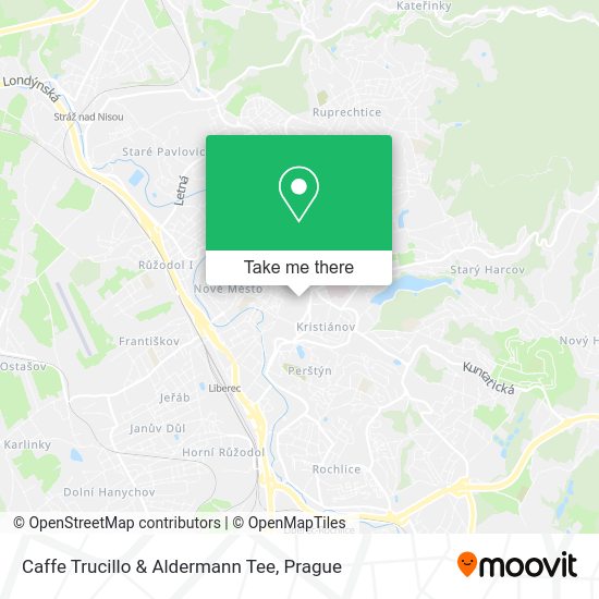 Caffe Trucillo & Aldermann Tee map