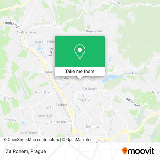Карта Za Rohem