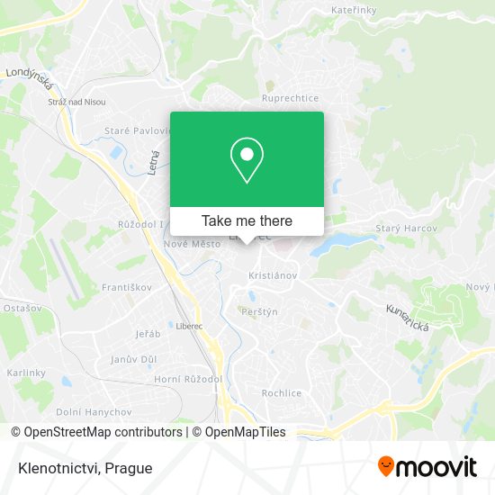 Карта Klenotnictvi