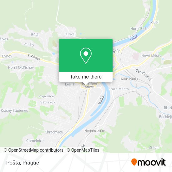 Карта Pošta