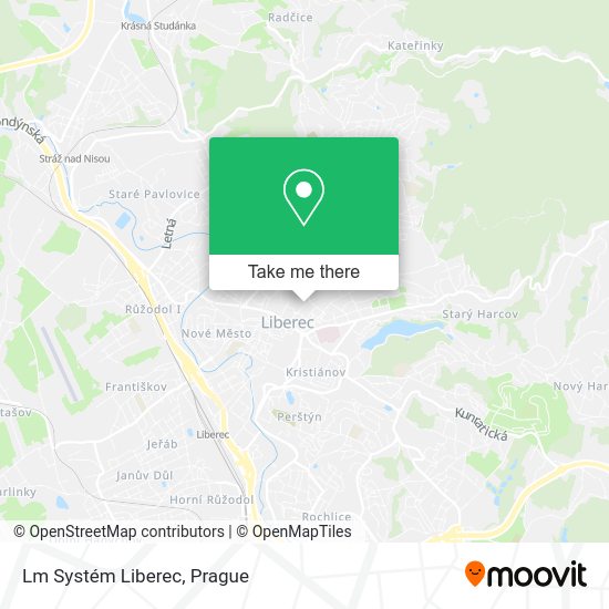 Карта Lm Systém Liberec