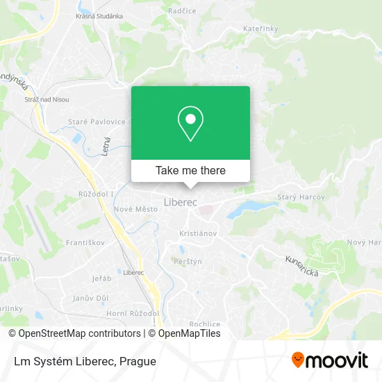 Карта Lm Systém Liberec